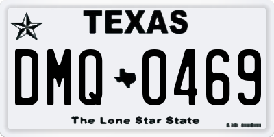 TX license plate DMQ0469