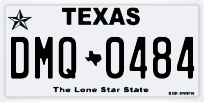 TX license plate DMQ0484