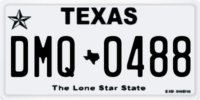 TX license plate DMQ0488