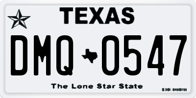 TX license plate DMQ0547