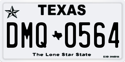 TX license plate DMQ0564
