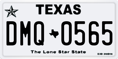 TX license plate DMQ0565