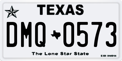 TX license plate DMQ0573