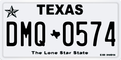 TX license plate DMQ0574