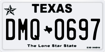 TX license plate DMQ0697