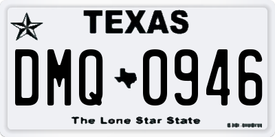TX license plate DMQ0946