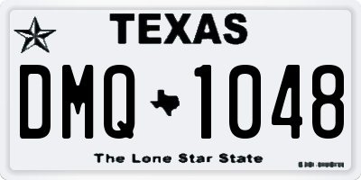 TX license plate DMQ1048