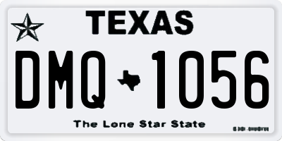 TX license plate DMQ1056
