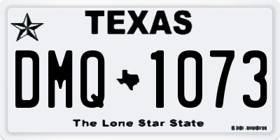 TX license plate DMQ1073