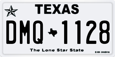 TX license plate DMQ1128