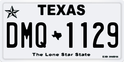 TX license plate DMQ1129