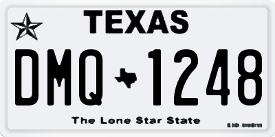 TX license plate DMQ1248