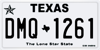 TX license plate DMQ1261