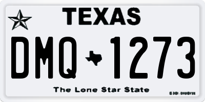 TX license plate DMQ1273