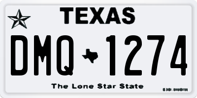TX license plate DMQ1274