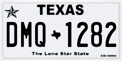 TX license plate DMQ1282