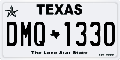 TX license plate DMQ1330