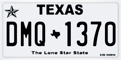 TX license plate DMQ1370