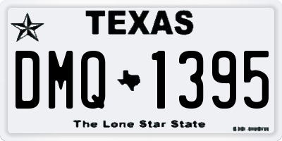TX license plate DMQ1395