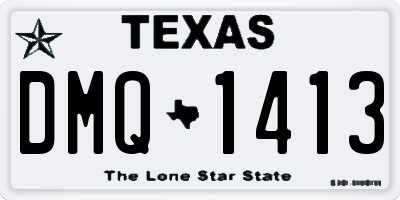 TX license plate DMQ1413