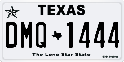 TX license plate DMQ1444