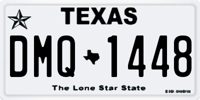 TX license plate DMQ1448