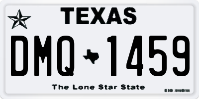 TX license plate DMQ1459