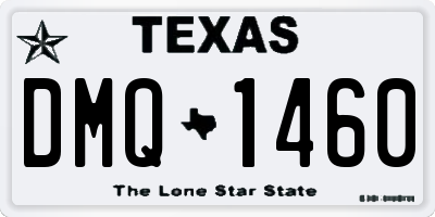 TX license plate DMQ1460
