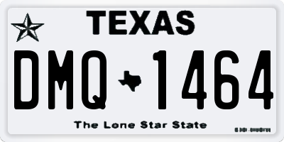 TX license plate DMQ1464