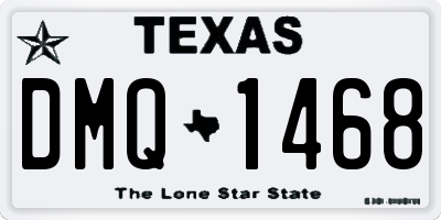 TX license plate DMQ1468