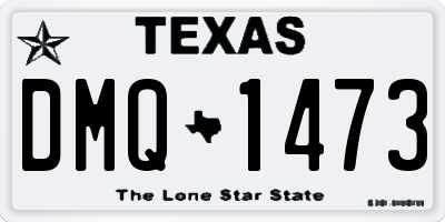 TX license plate DMQ1473