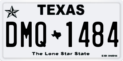 TX license plate DMQ1484
