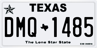 TX license plate DMQ1485