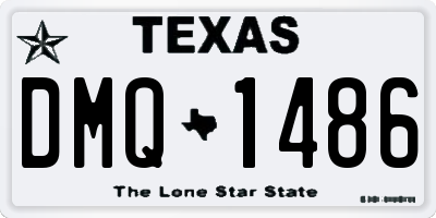 TX license plate DMQ1486