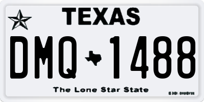 TX license plate DMQ1488