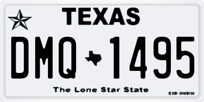 TX license plate DMQ1495