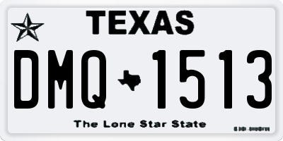 TX license plate DMQ1513