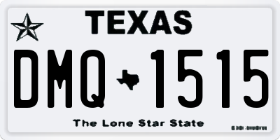 TX license plate DMQ1515