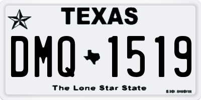 TX license plate DMQ1519