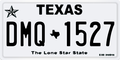 TX license plate DMQ1527