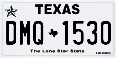 TX license plate DMQ1530