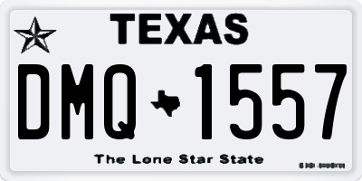 TX license plate DMQ1557