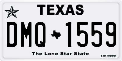TX license plate DMQ1559
