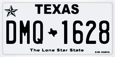 TX license plate DMQ1628