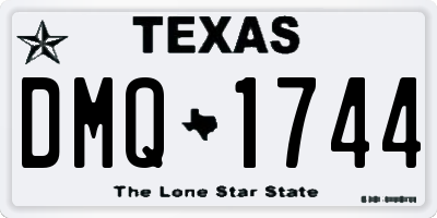 TX license plate DMQ1744