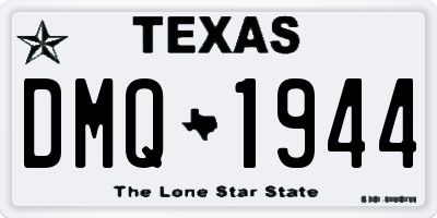 TX license plate DMQ1944