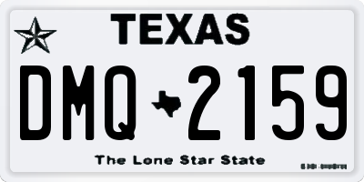 TX license plate DMQ2159