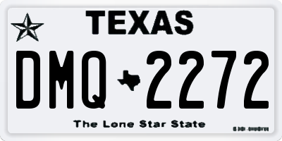 TX license plate DMQ2272