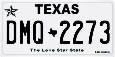 TX license plate DMQ2273