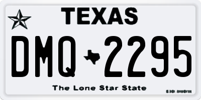 TX license plate DMQ2295